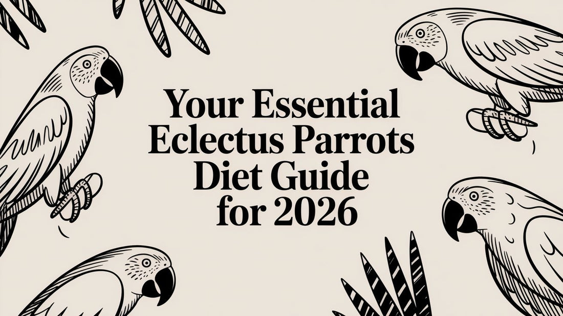 Your Essential Eclectus Parrot Diet Guide Lou Lou Bells Bird Toys