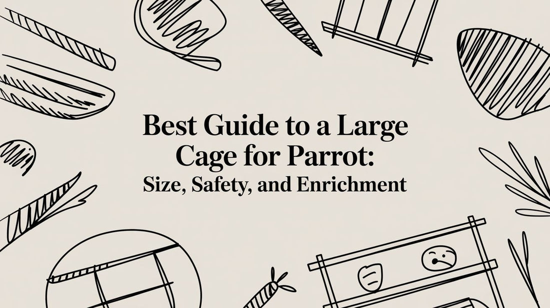 Best Guide to a large cage for parrot: Size, Safety, and Enrichment Lou Lou Bells Bird Toys