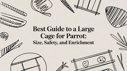 Best Guide to a large cage for parrot: Size, Safety, and Enrichment Lou Lou Bells Bird Toys
