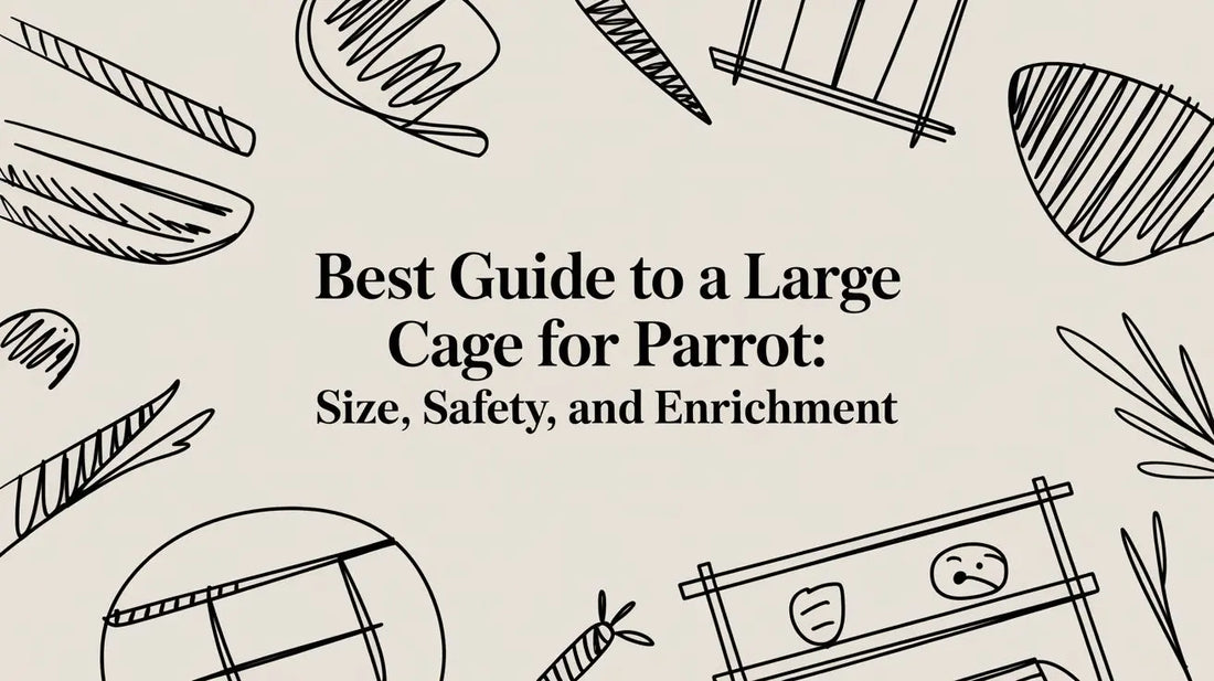 Best Guide to a large cage for parrot: Size, Safety, and Enrichment Lou Lou Bells Bird Toys