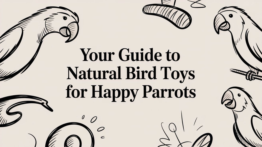 Your Guide to Natural Bird Toys for Happy Parrots Lou Lou Bells Bird Toys