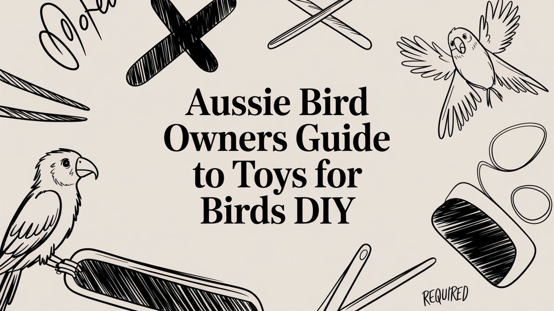Aussie Bird Owners Guide to Toys for Birds DIY Lou Lou Bells Bird Toys