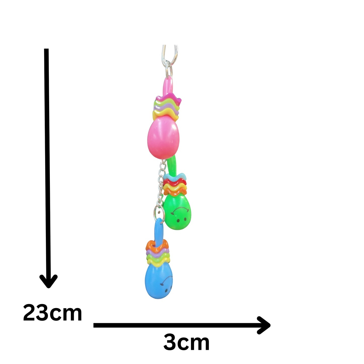 3 Maracas Hanging Bird Toy Lou Lou Bells Bird Toys
