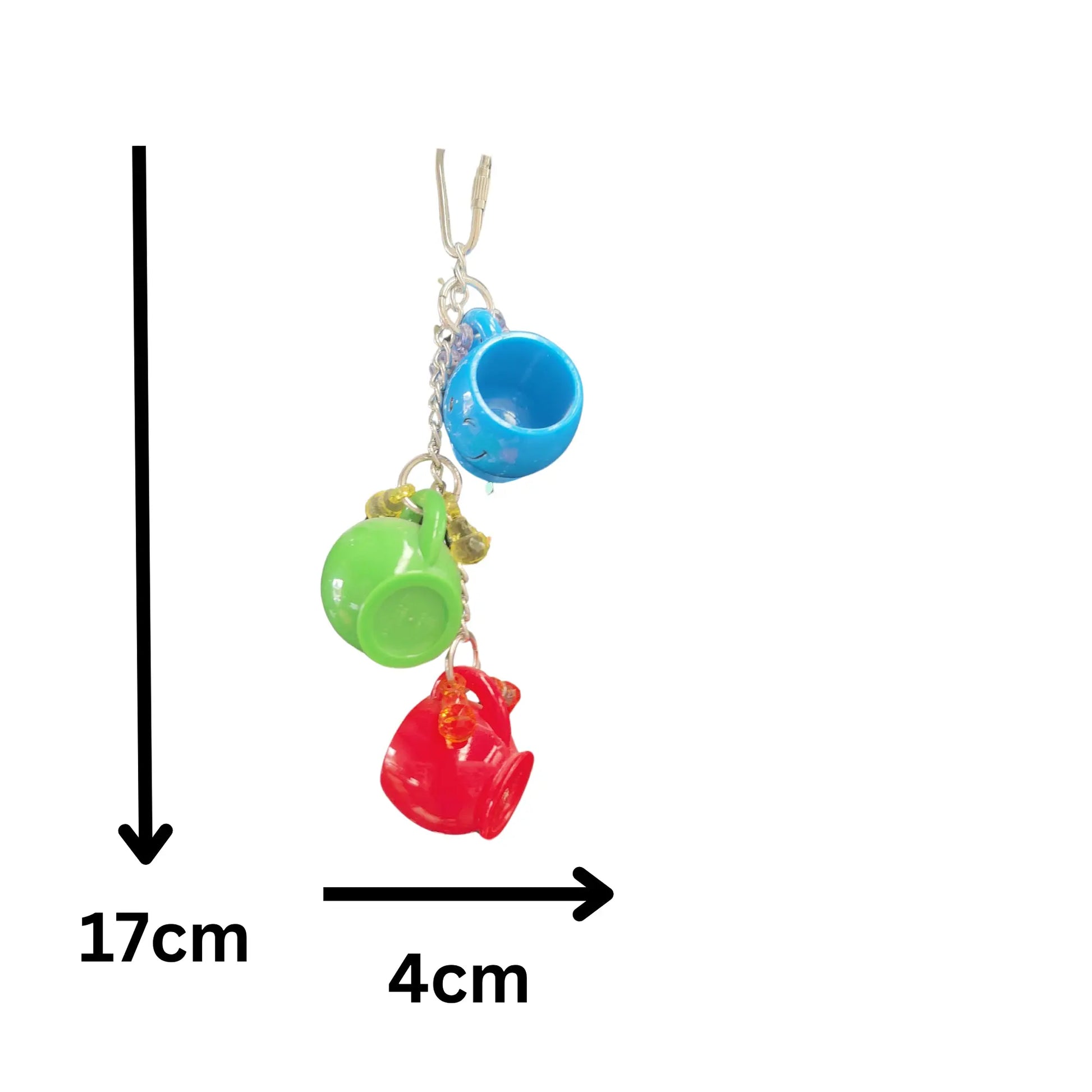 3 Mugs Bird Toys Lou Lou Bells Bird Toys