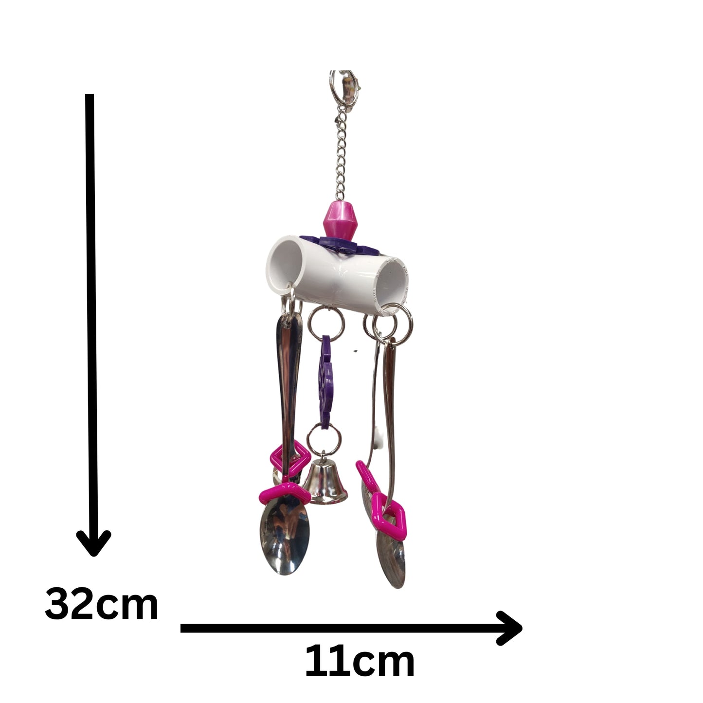 4 Spoons Bird Toy Lou Lou Bells Bird Toys