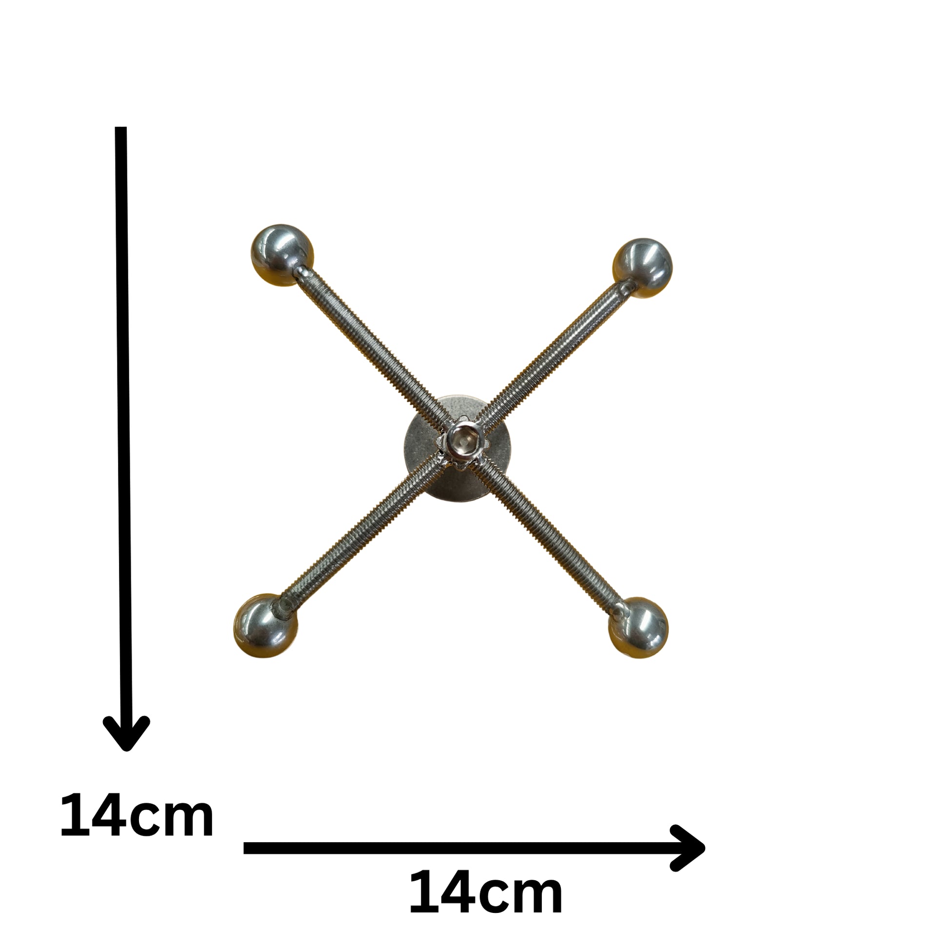 measurements of the 4 way spinner bird toy