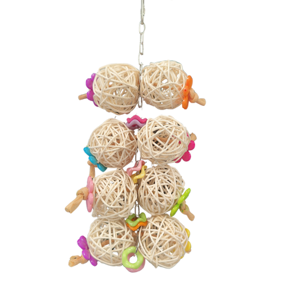 8 cane Balls Bird Toys Lou Lou Bells Bird Toys