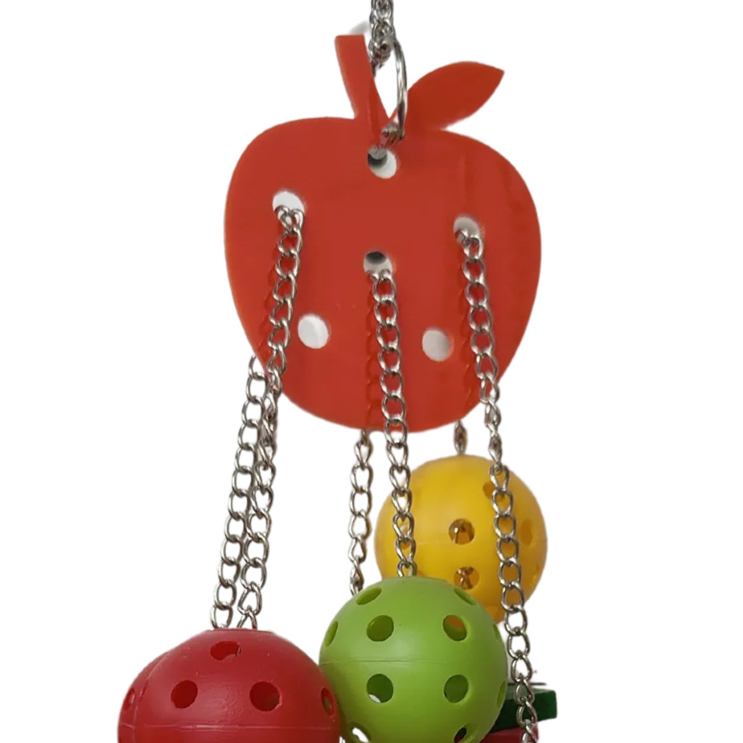 Apple Dangle Bird Toy