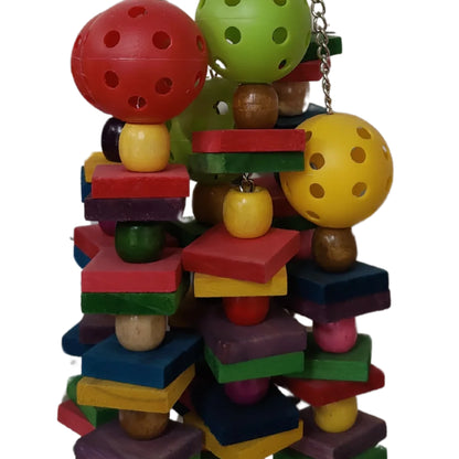 Apple Dangle Bird Toy