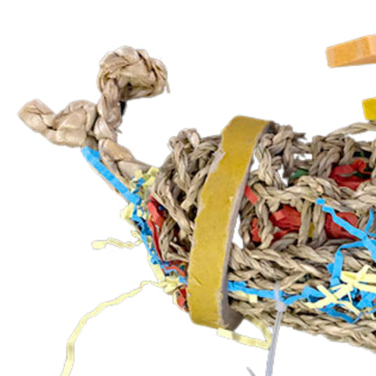 Bagel Roll Bird Toy