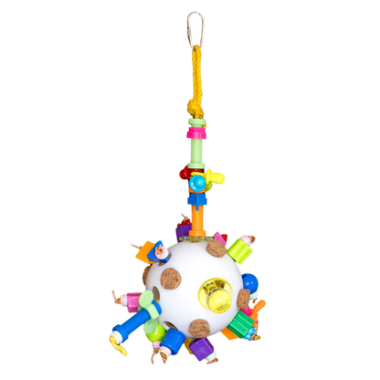 Ball with Bits and Pieces Bird Toy