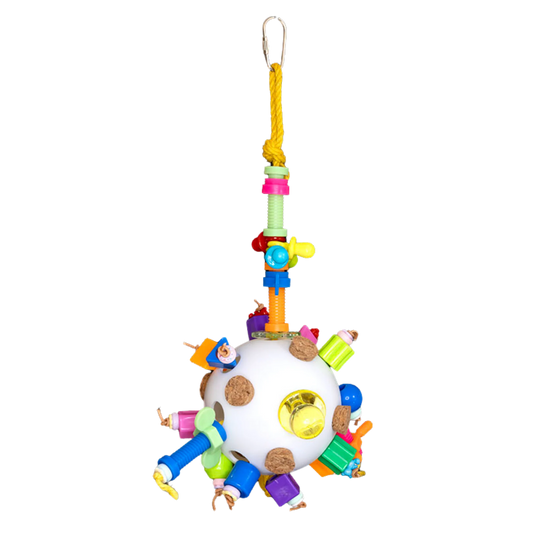 Ball with Bits and Pieces Bird Toy