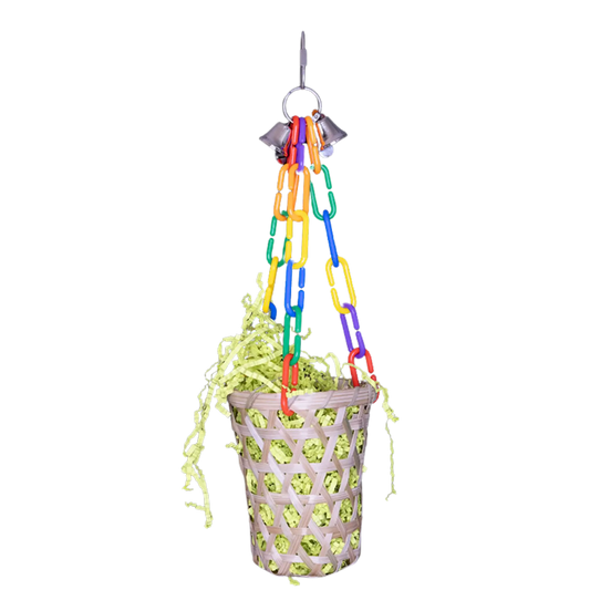 Bamboo Basket Bird Toy – A Multi-Activity Toy for Small Birds