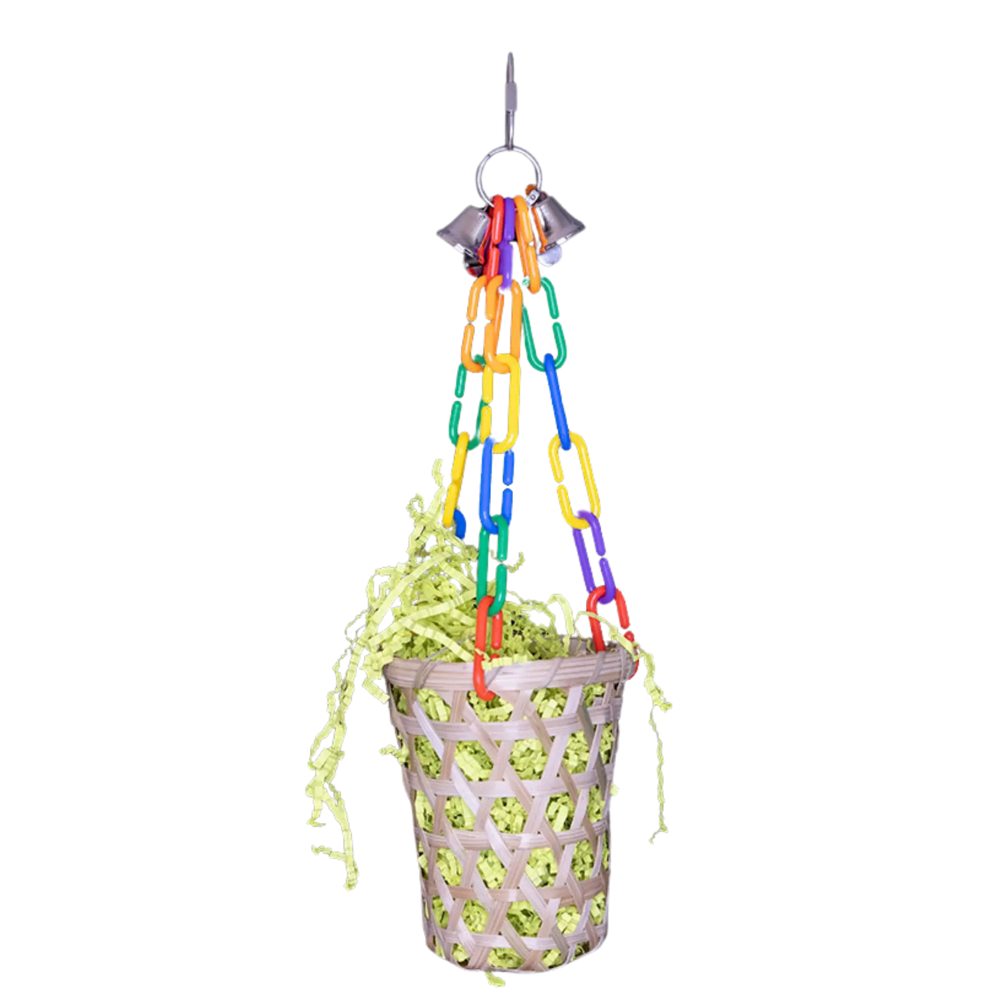 Bamboo Basket Bird Toy – A Multi-Activity Toy for Small Birds