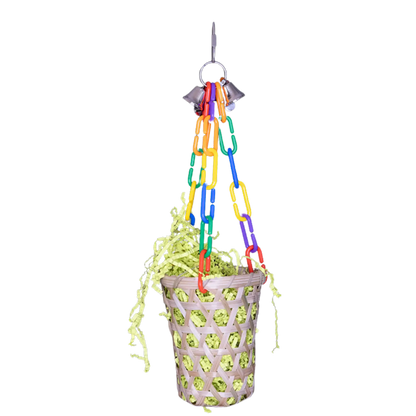 Bamboo Basket Bird Toy – A Multi-Activity Toy for Small Birds