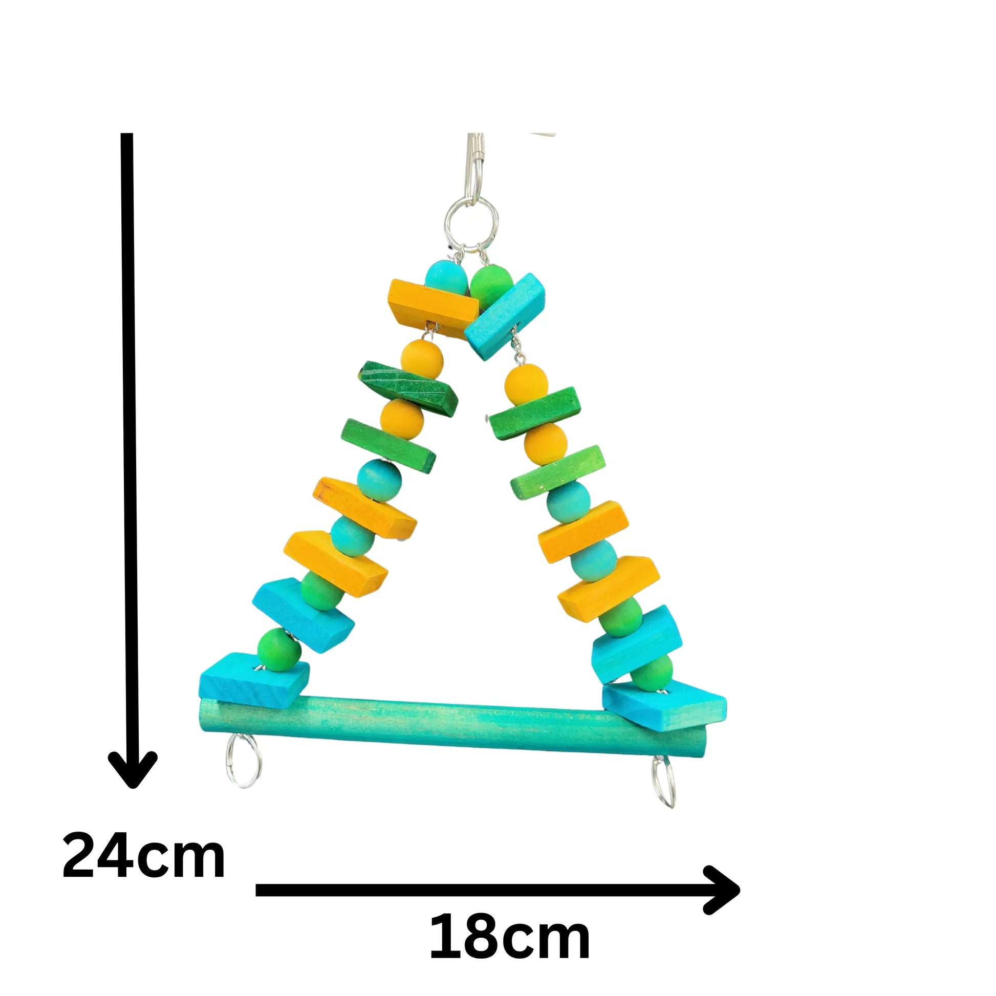 measurements of the BGY swing bird toy