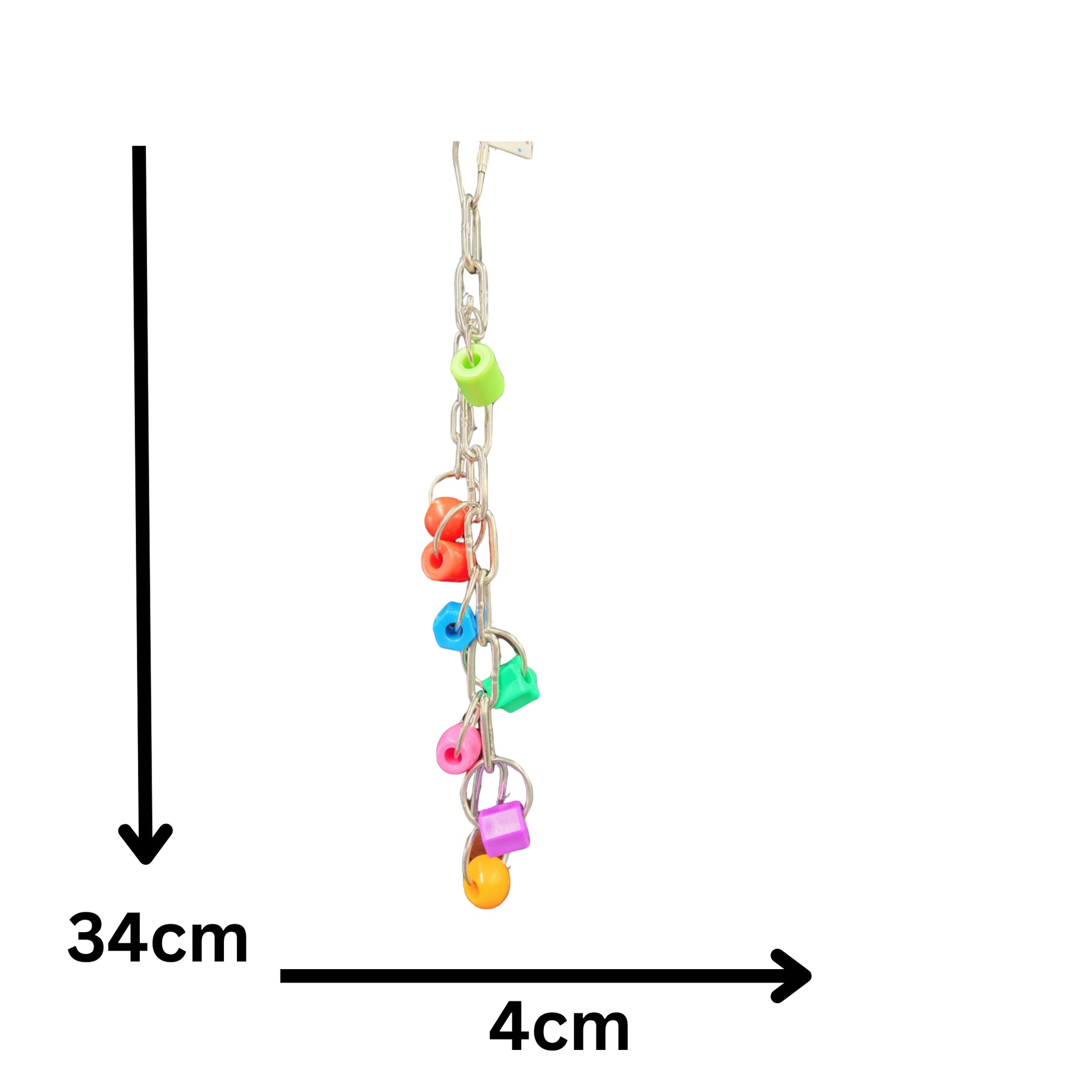 measurements of the big bead bird toy