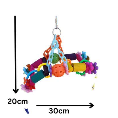 Birdie Bridge Bird Toy Lou Lou Bells Bird Toys
