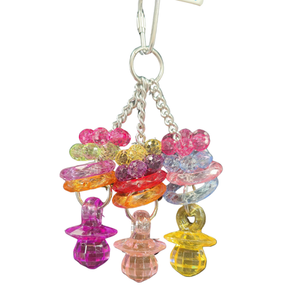 lots of bling on this bird toy