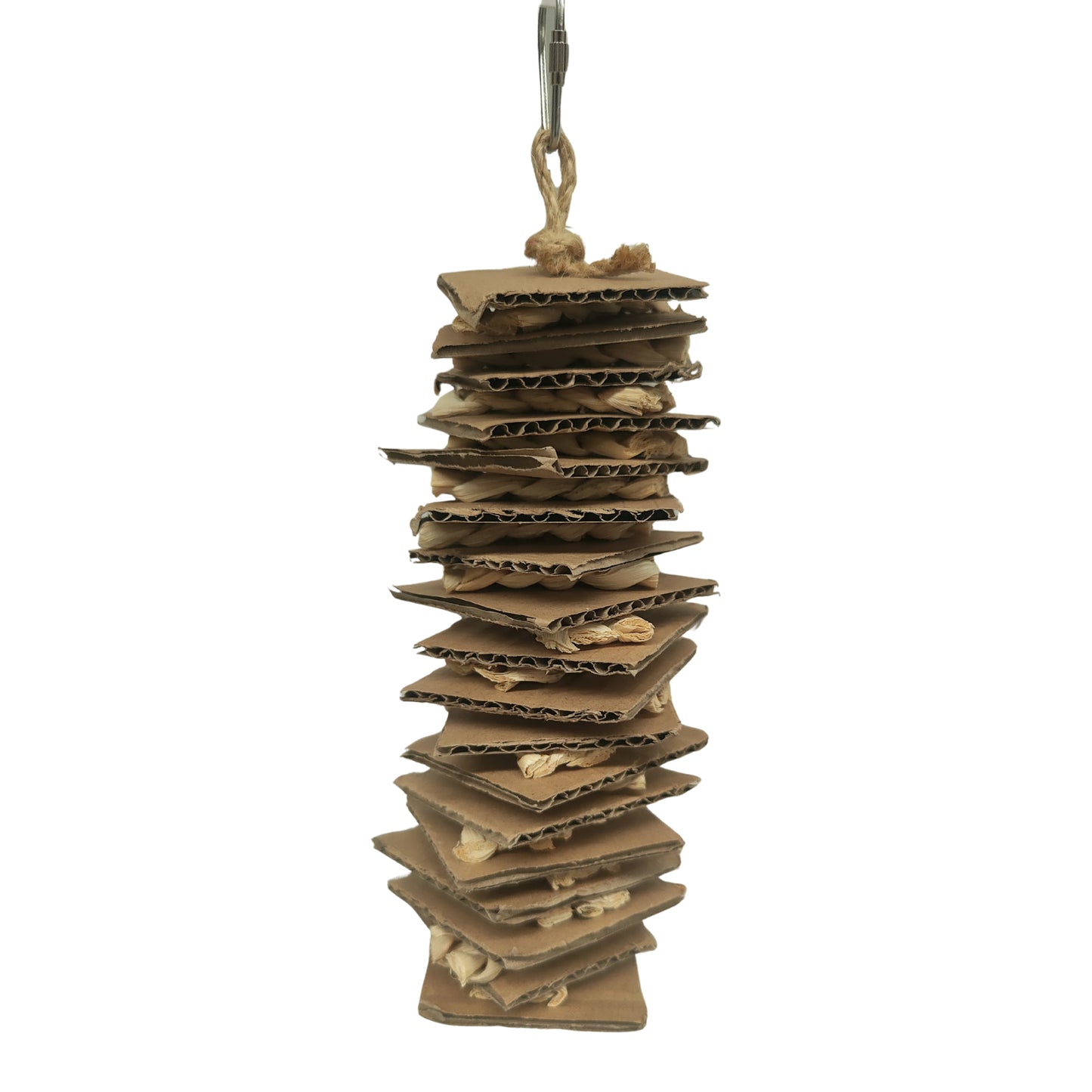 small cardboard stack bird toy