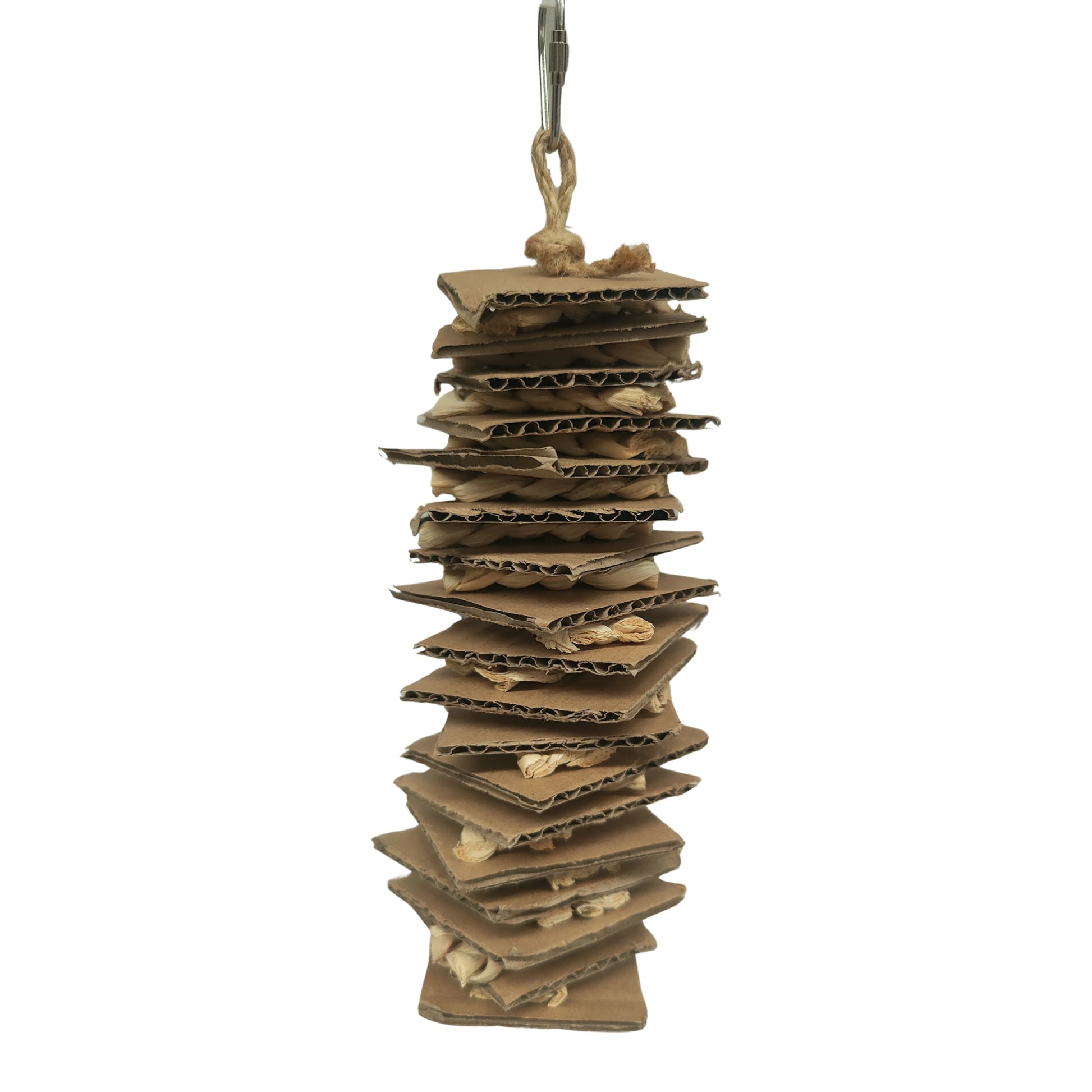 small cardboard stack bird toy