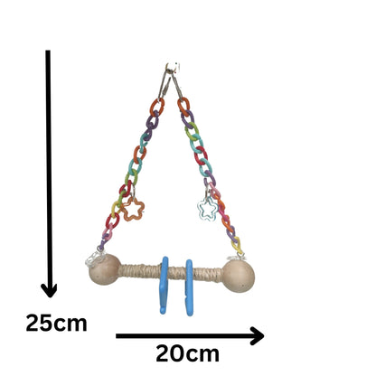 Chain Swing Bird Toy Lou Lou Bells Bird Toys