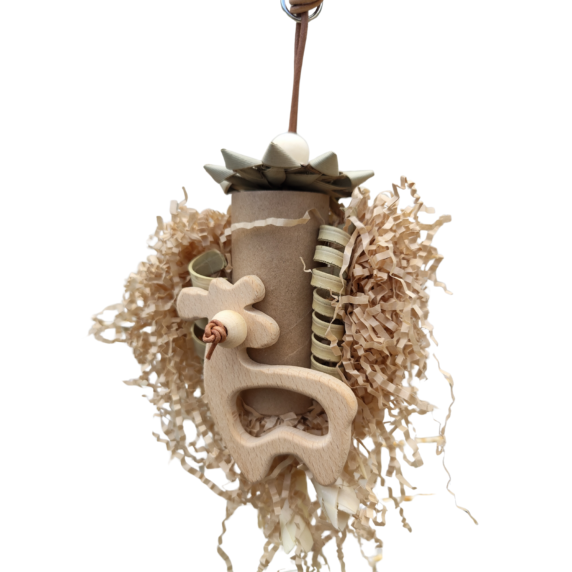 Cow Tube Bird Toy Lou Lou Bells Bird Toys