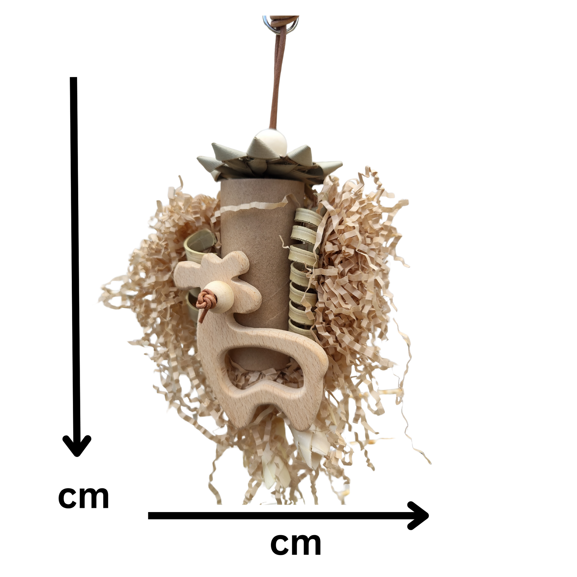 Cow Tube Bird Toy Lou Lou Bells Bird Toys