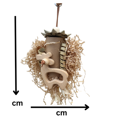 Cow Tube Bird Toy Lou Lou Bells Bird Toys