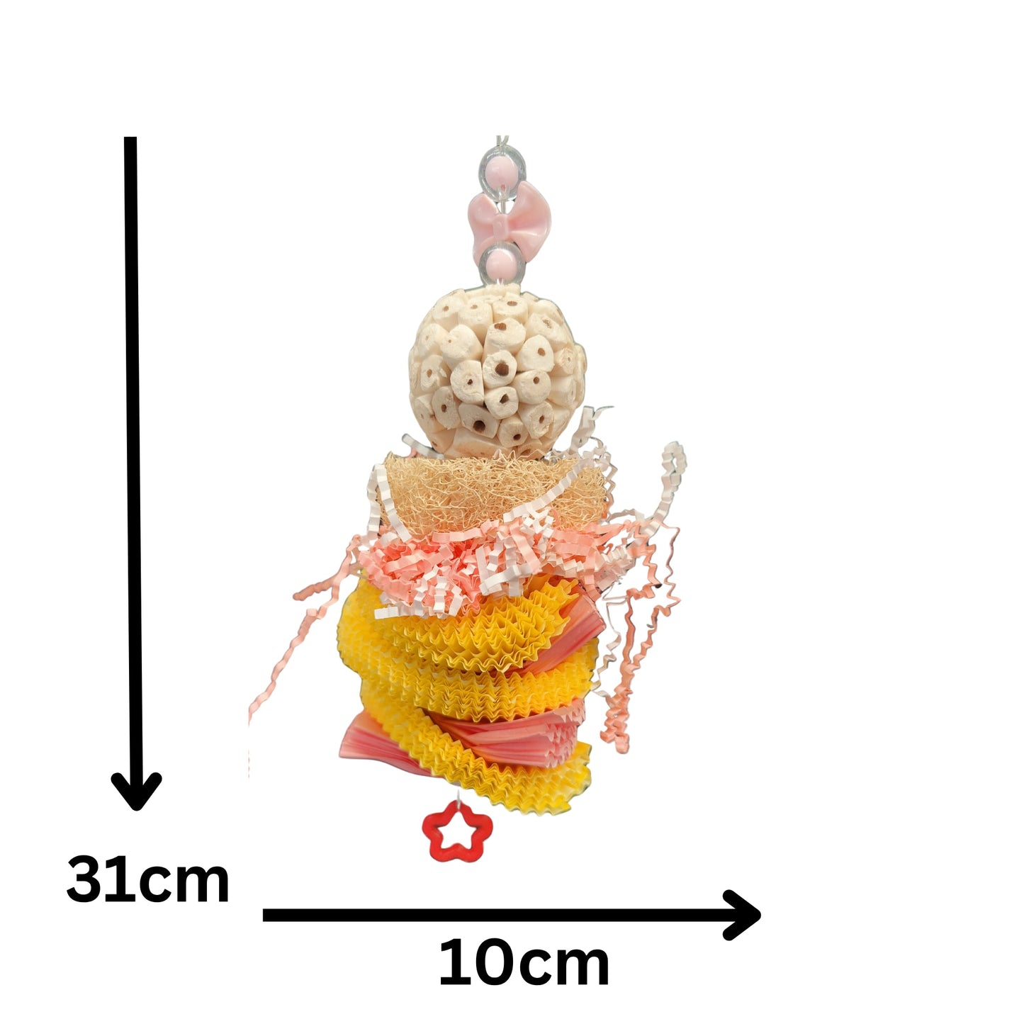 Cupcake Stack Bird Toy Lou Lou Bells Bird Toys