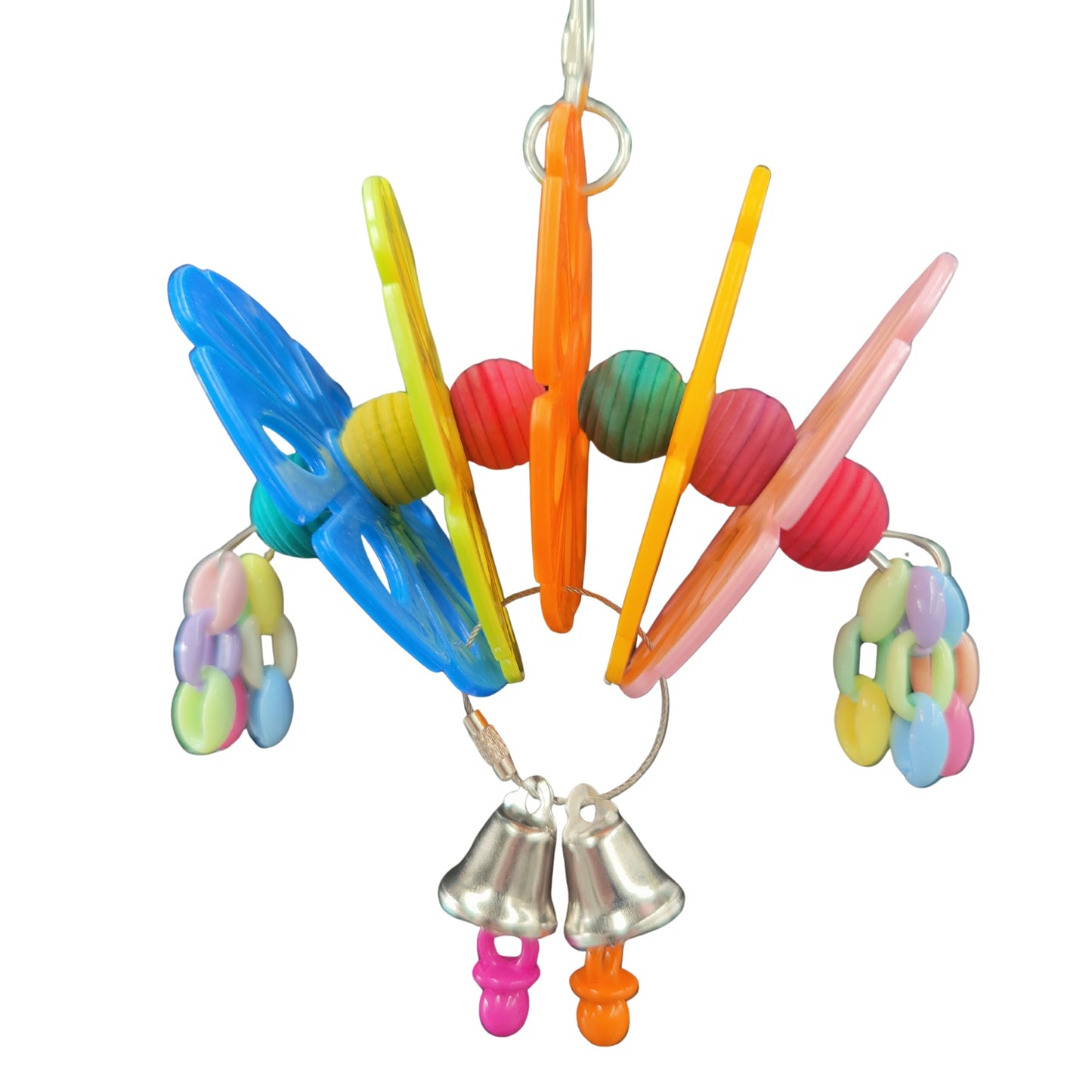 Small Discs and Beads Bird Toy Lou Lou Bells Bird Toys