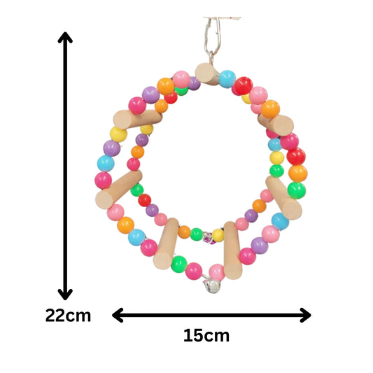 Double Ring Swing Bird Toy