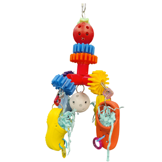 Four Crocs Bird Toy