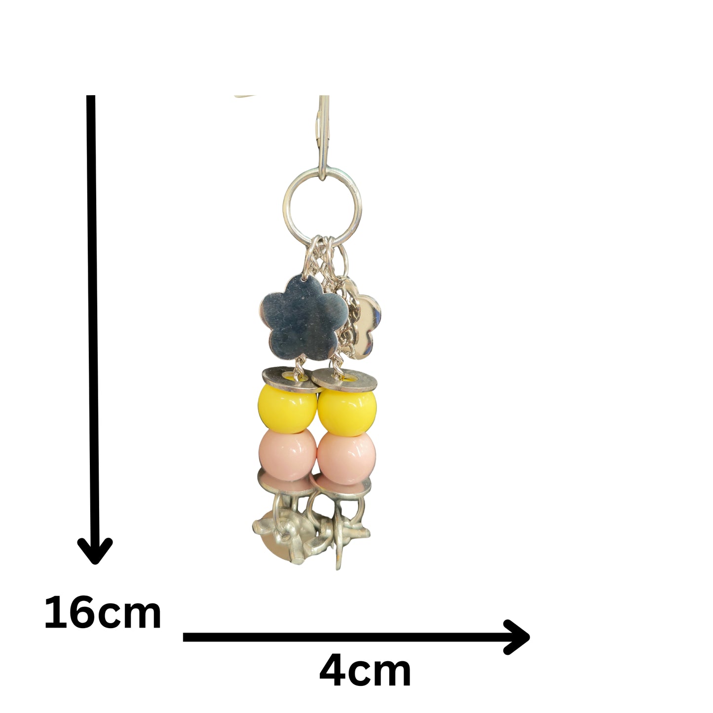 measurements of the flowers and bubbles bird toy