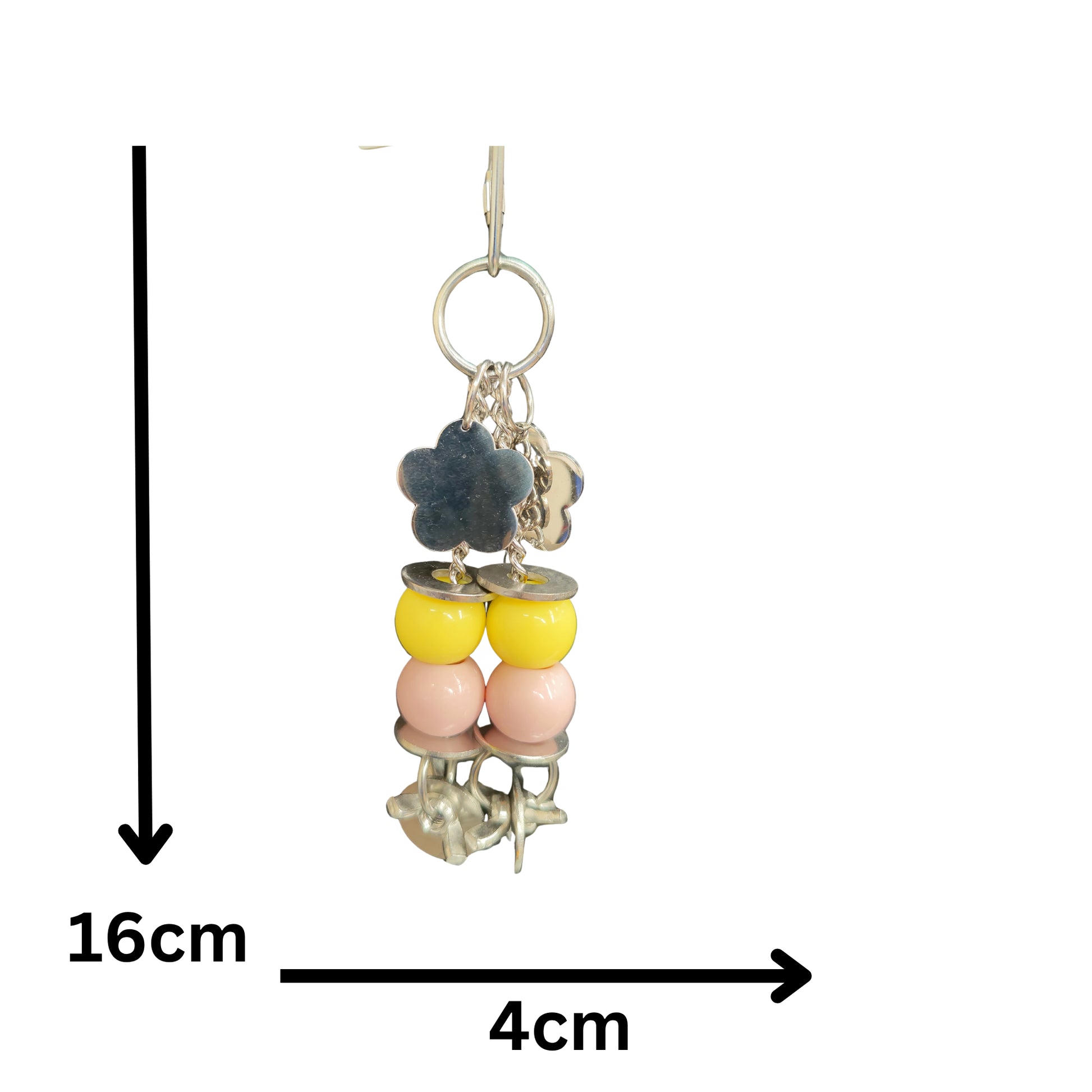 measurements of the flowers and bubbles bird toy