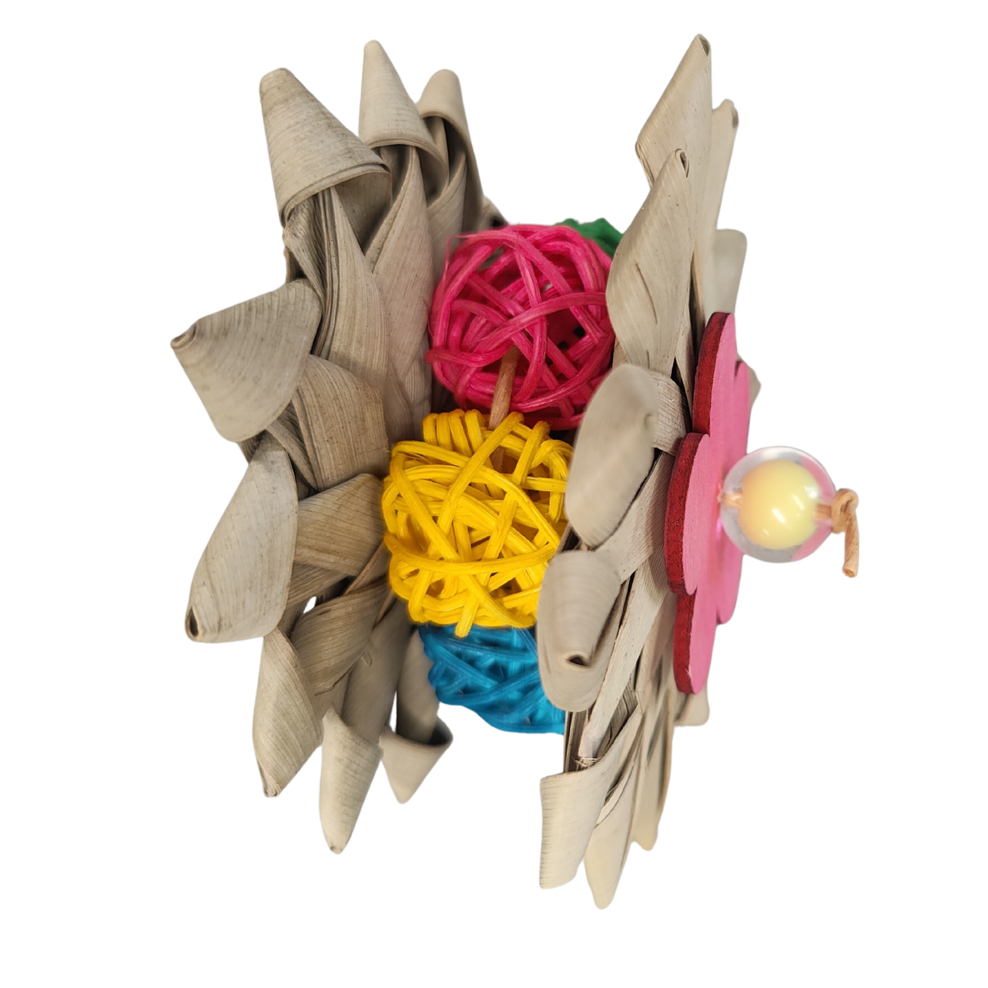 Palm Flower Foot Toy Lou Lou Bells Bird Toys