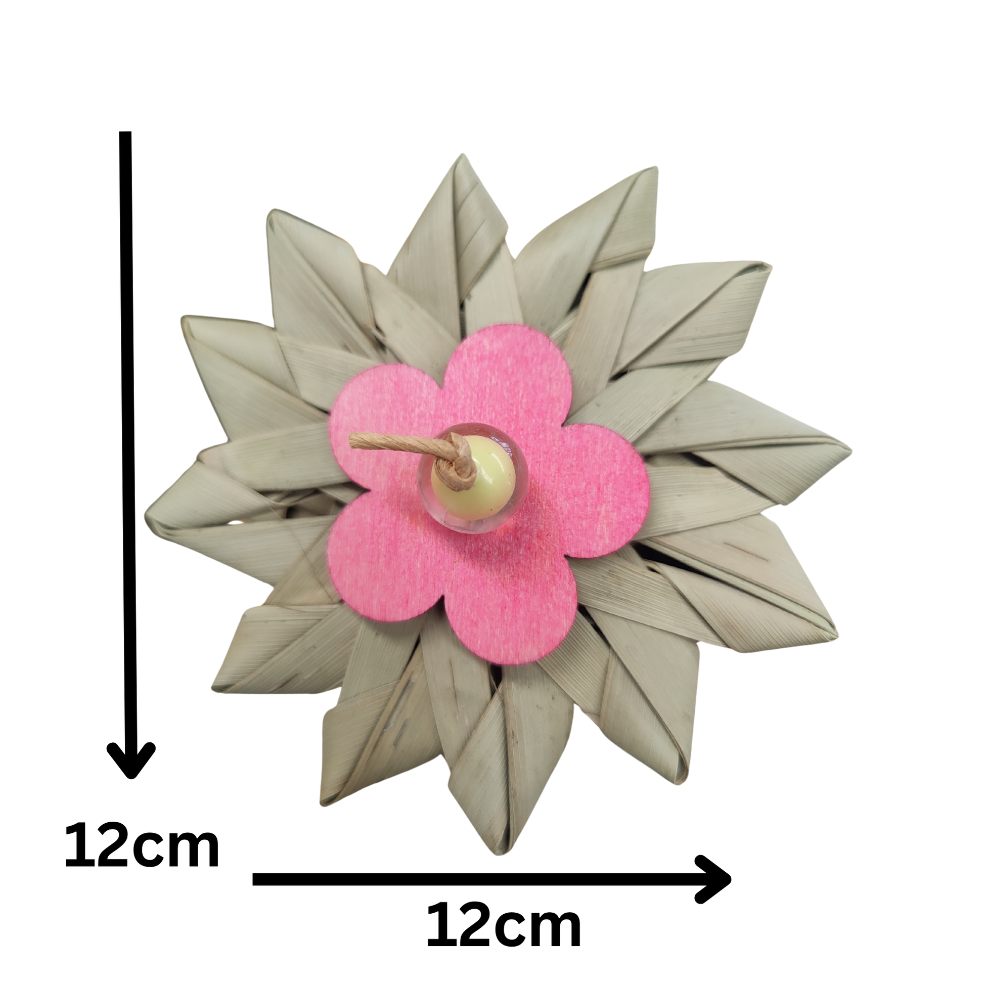  measurements of Palm Flower Foot Toy Lou Lou Bells Bird Toy