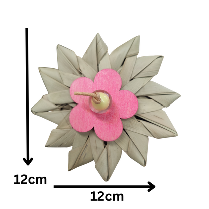  measurements of Palm Flower Foot Toy Lou Lou Bells Bird Toy