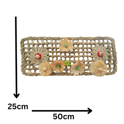 measurements of the flower mat bird toy