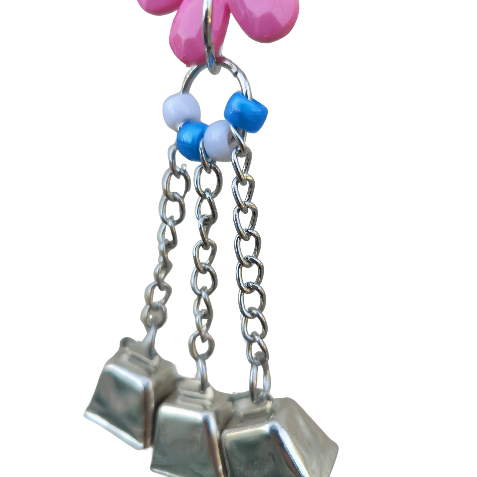 Flower with 3 Cow Bells Bird Toys Lou Lou Bells Bird Toys