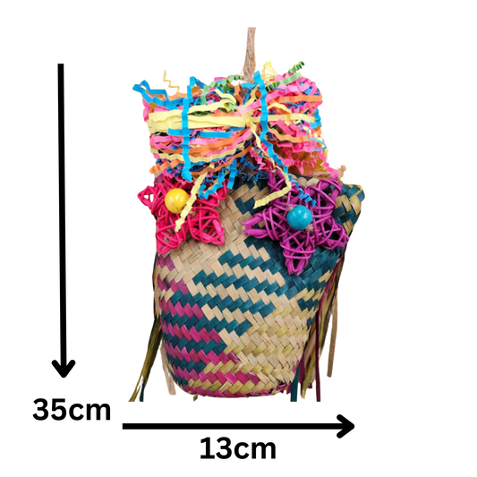 Foraging Basket of Colour Bird Toy