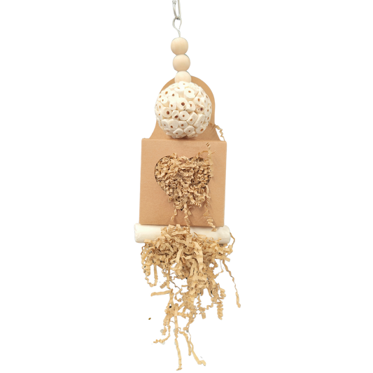 cardboard galaxy box bird toy