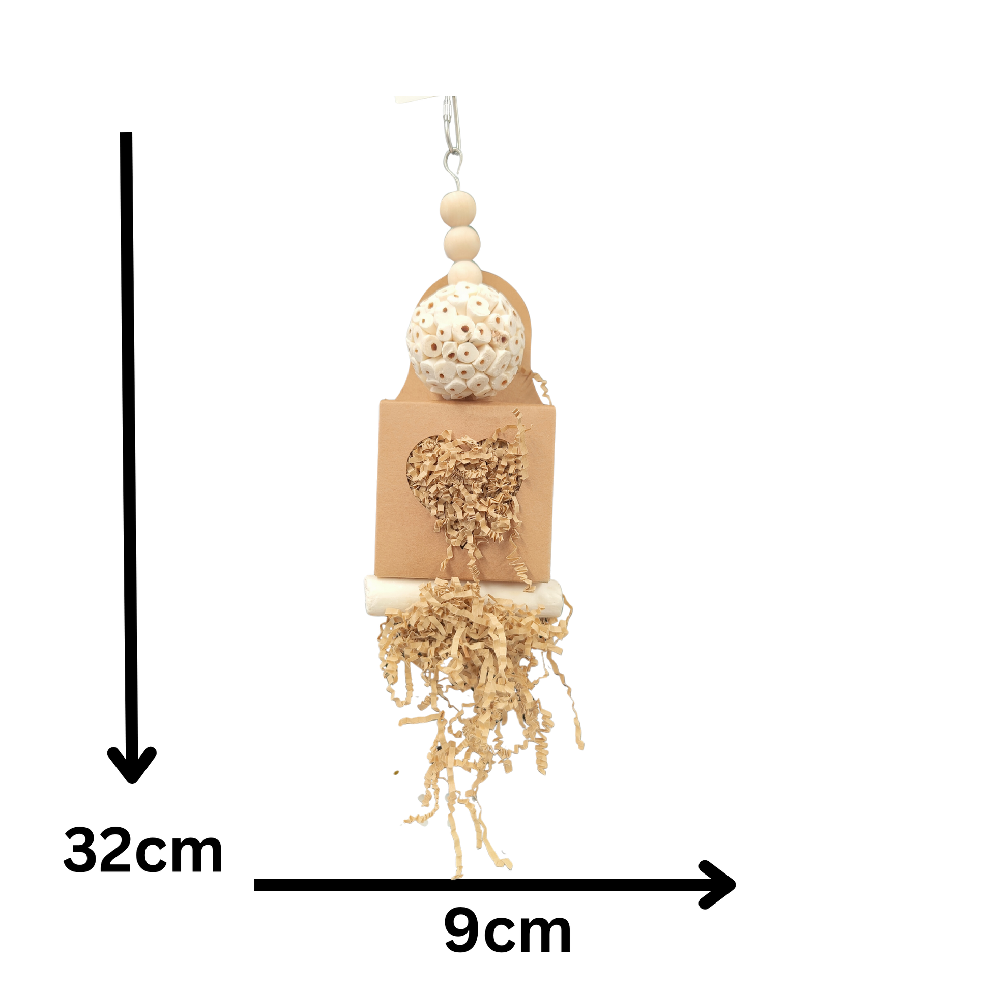 measurements of the galaxy box bird toy