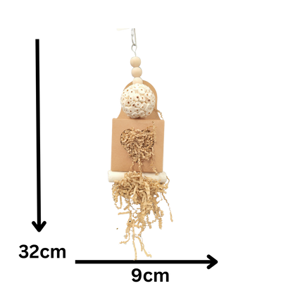 measurements of the galaxy box bird toy