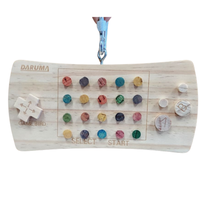 wood game console bird toy