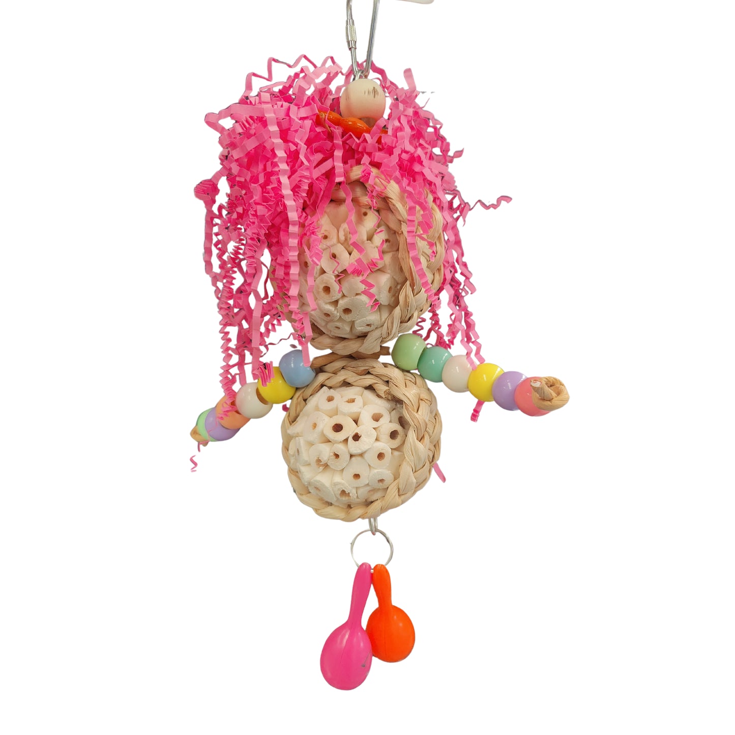groovy bird toy with 2 sola balls