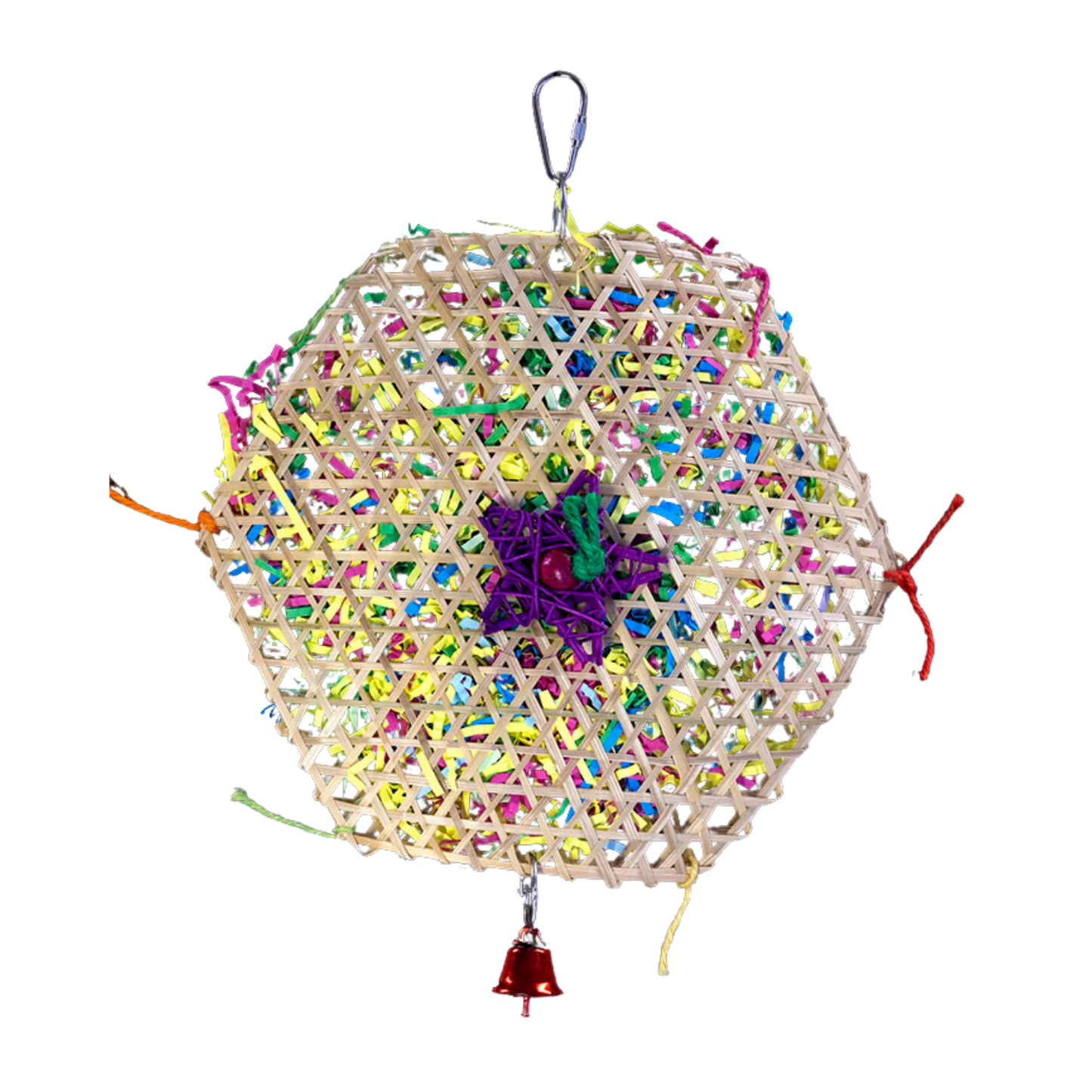 Hexagon Shredable Bird Toy