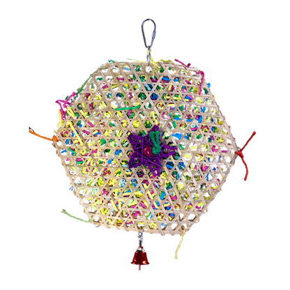 Hexagon Shredable Bird Toy