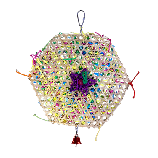 Hexagon Shredable Bird Toy