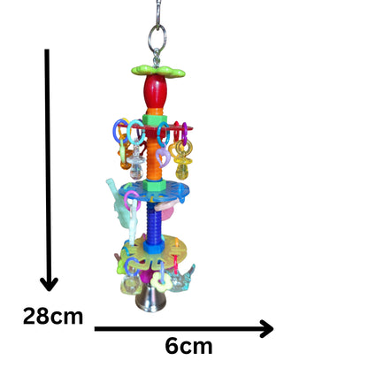 Hanging Fun Bird Toy Lou Lou Bells Bird Toys